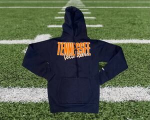 Tennessee Volunteers Vintage Hoodie Navy Blue Medium Bike Classic 18x26